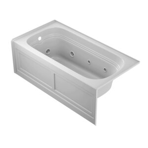 Jacuzzi  Luxura 60 x 30 Alcove Whirlpool Bathtub Wayfair